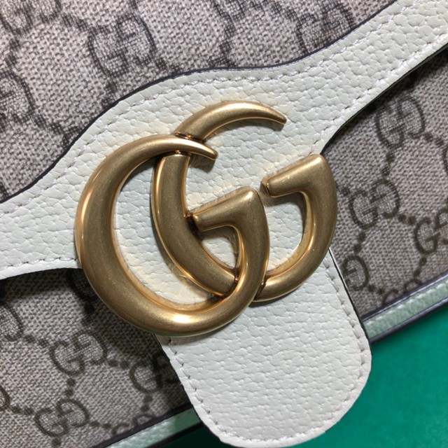 Gucci經典款女包 443497 古馳GG Marmont系列 絎縫肩背包 Gucci斜挎女包  gqy1838